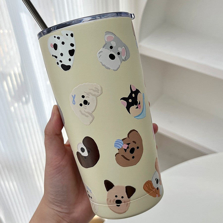 Damen Isolierbecher mit lustigem Tiermotiv Brehn