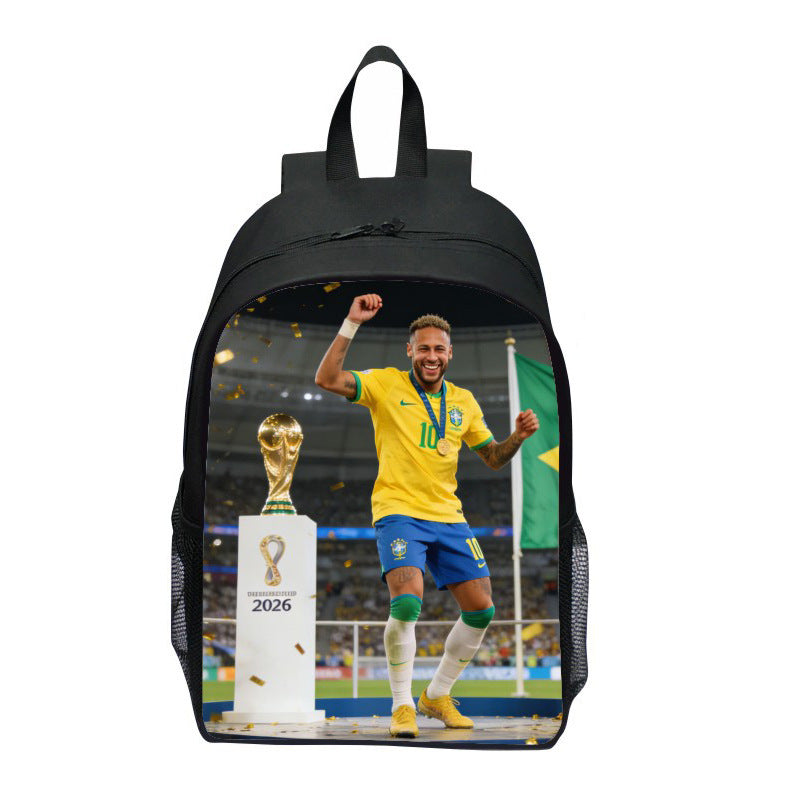 Sportlicher Rucksack mit Wm-Trophäe Design Brehn