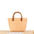 Elegante Basttasche mit Bambusgriffen Brehn