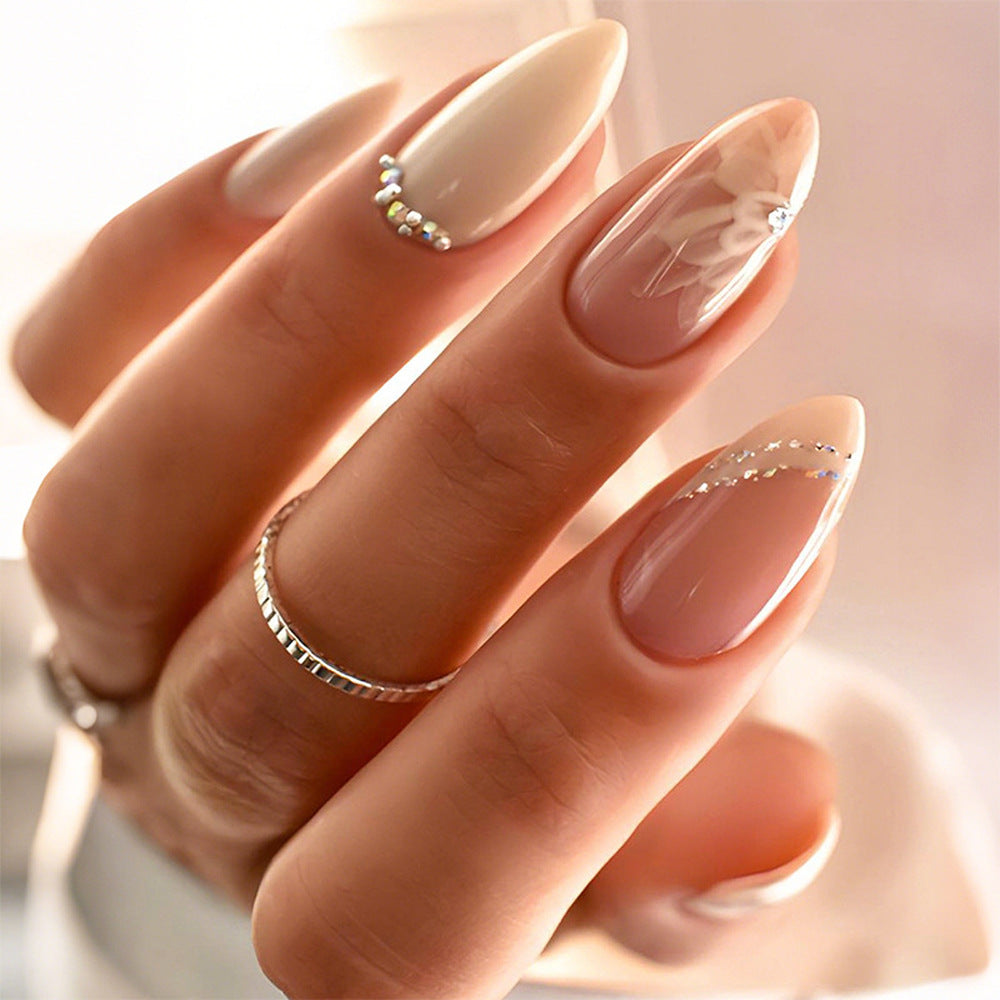 Elegantes botanisches Themen-Presse-Nagelset Brehn