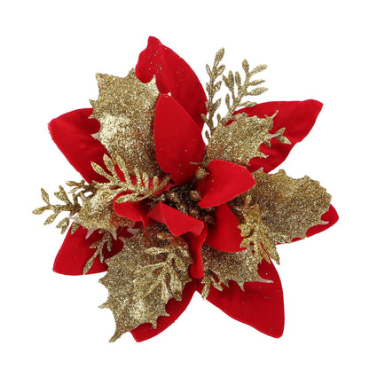 Dekorative Glitzernde Blumenbrosche Brehn