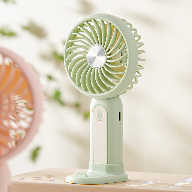 Unisex nan tragbarer Handkühlventilator mit Peltier-Kühlmodul, stufenloser Geschwindigkeitsregelung und LED-Digitalanzeige Brehn