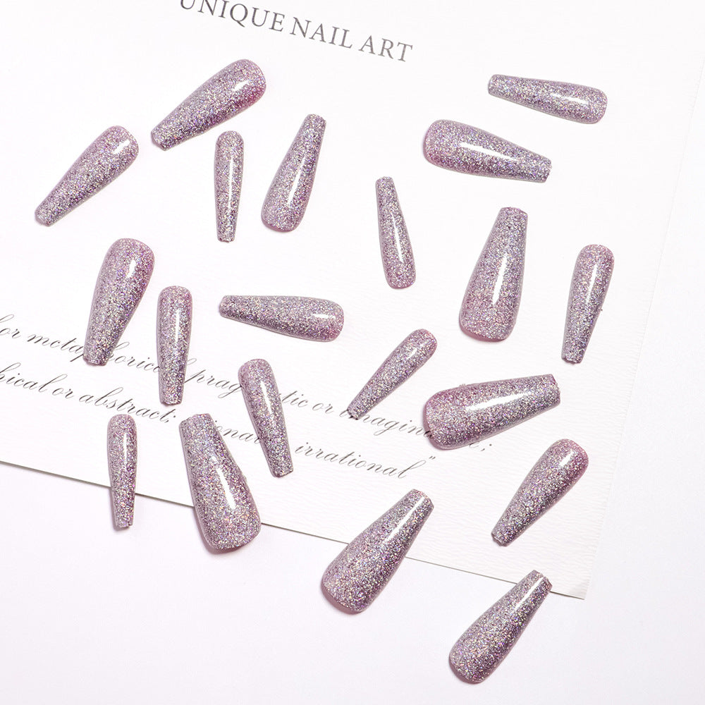 Glamouröse Glitzernd Press-On Nagelspitzen Brehn