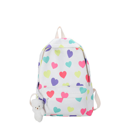 Herzgemusterter Freizeitrucksack Brehn