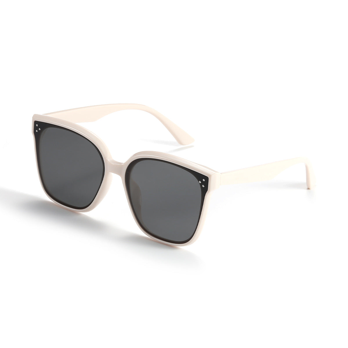 Damen modische Sonnenbrille mit transparentem Akzent Brehn