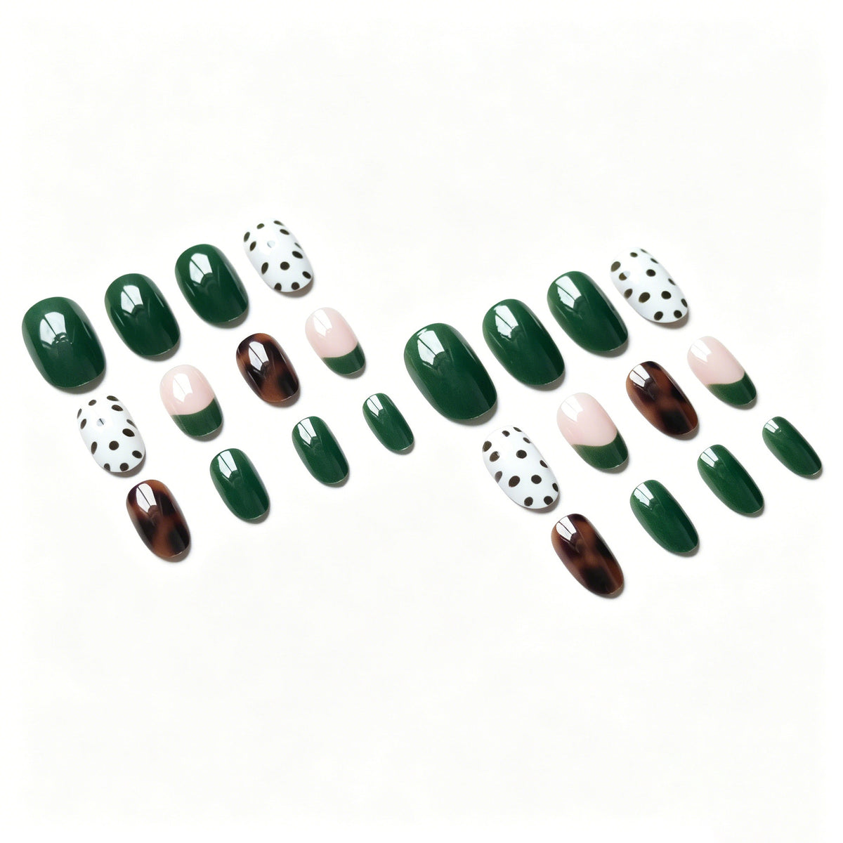 Künstlerisches Nail Art Set mit gemischten Designs