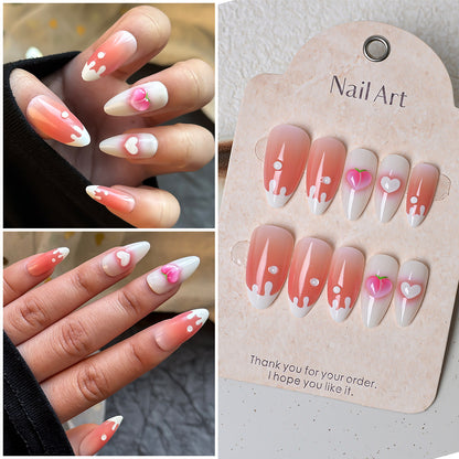 Dekoratives Press-On Nagelset Brehn