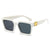 Statement Geometrische Rahmen Sonnenbrille