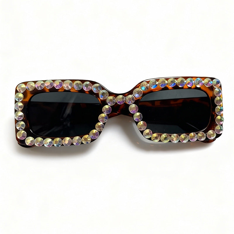 Dekorativer mit Strass besetzter Sonnenbrille Brehn