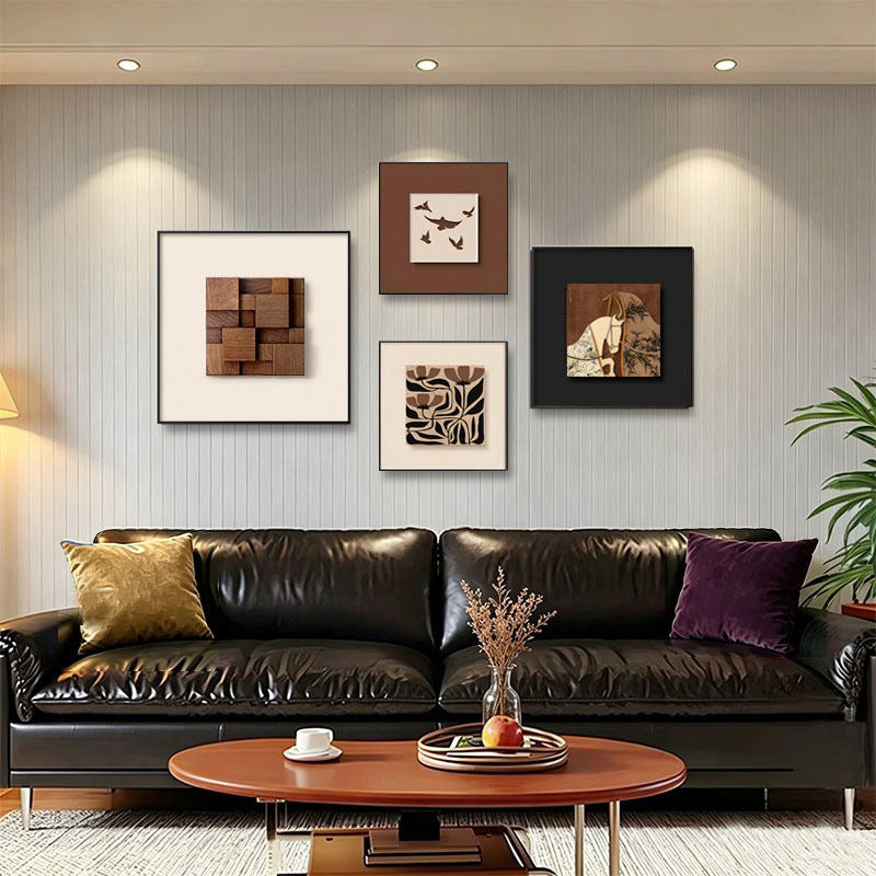 Abstrakte Wandkunst Kollektion Set