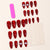 Herz Design Gel Nagelkunst Set Brehn