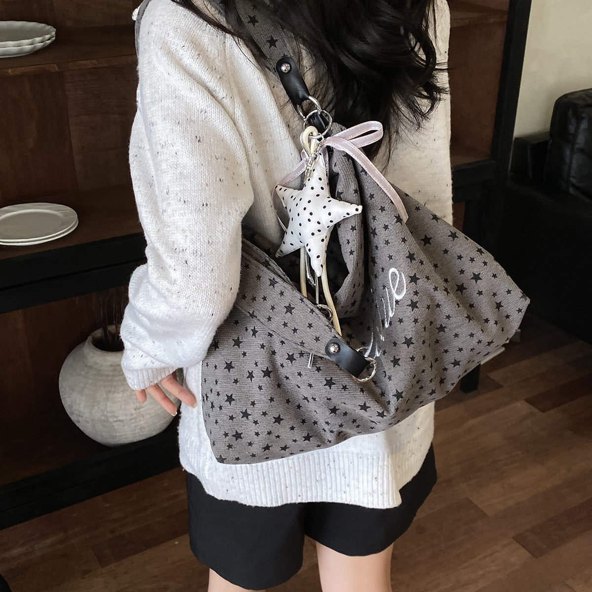 Trendige Canvas-Tasche