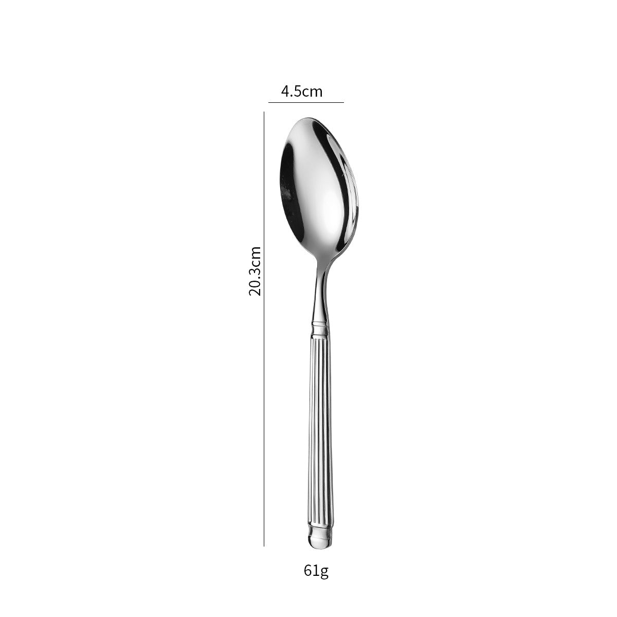 Eleganter Dessertlöffel mit Exklusivem Oberflächendesign Brehn
