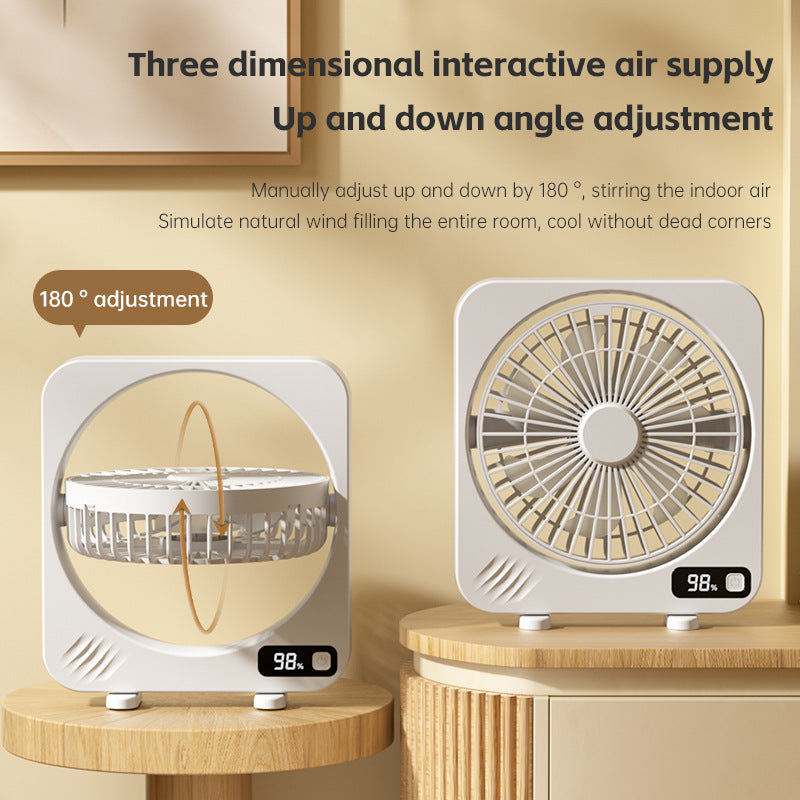 Unisex Hochleistungs-Desktop-Zirkulationsventilator Brehn
