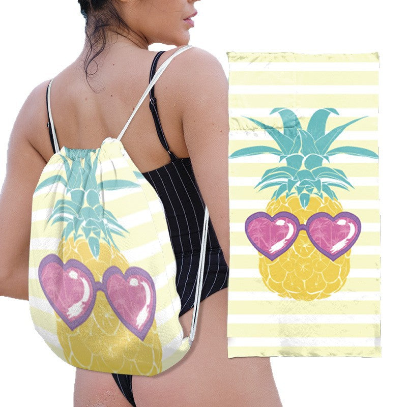 multifunktionale Strandtasche mit integriertem Handtuch Brehn