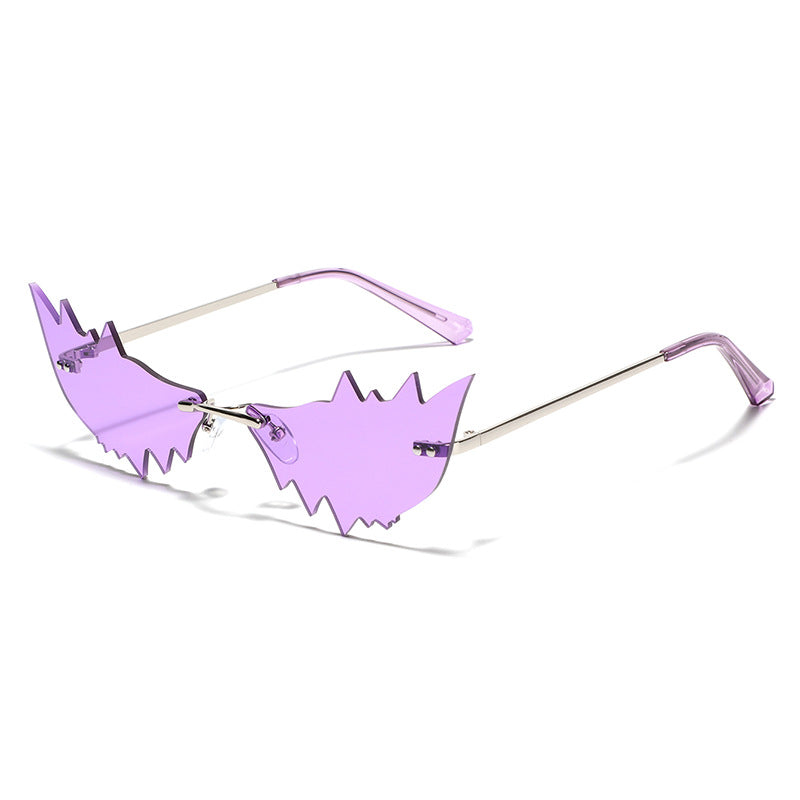 Damen Trendige Katzenaugen-Sonnenbrille mit schützendem UV-Filter und ausgefallenem Rahmen Brehn