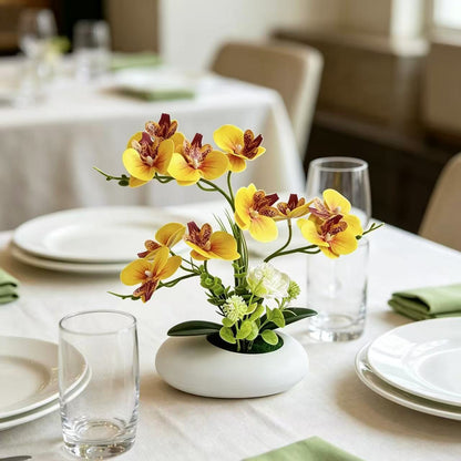 Lebensechte Orchideen Dekorative Mittelstück