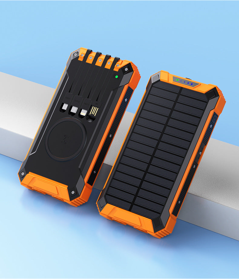 Solarbetriebene Powerbank Brehn