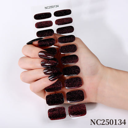 Glamorous Glitzernde Nagel-Wraps