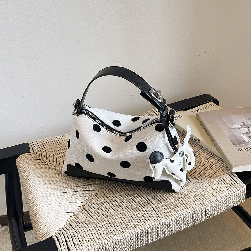 Polka Dot Dekorative Mini-Handtasche