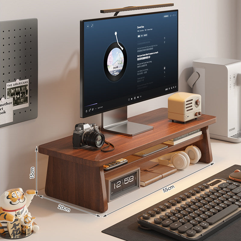 Moderner Holz-Monitorständer mit Stauraum Brehn