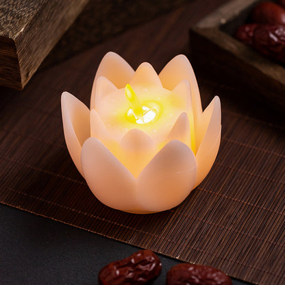 LED Lotuskerze