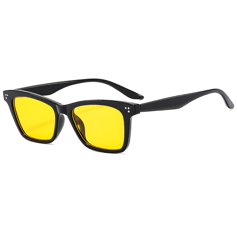 Damen elegante Sonnenbrille im modischen Rechteckdesign Brehn