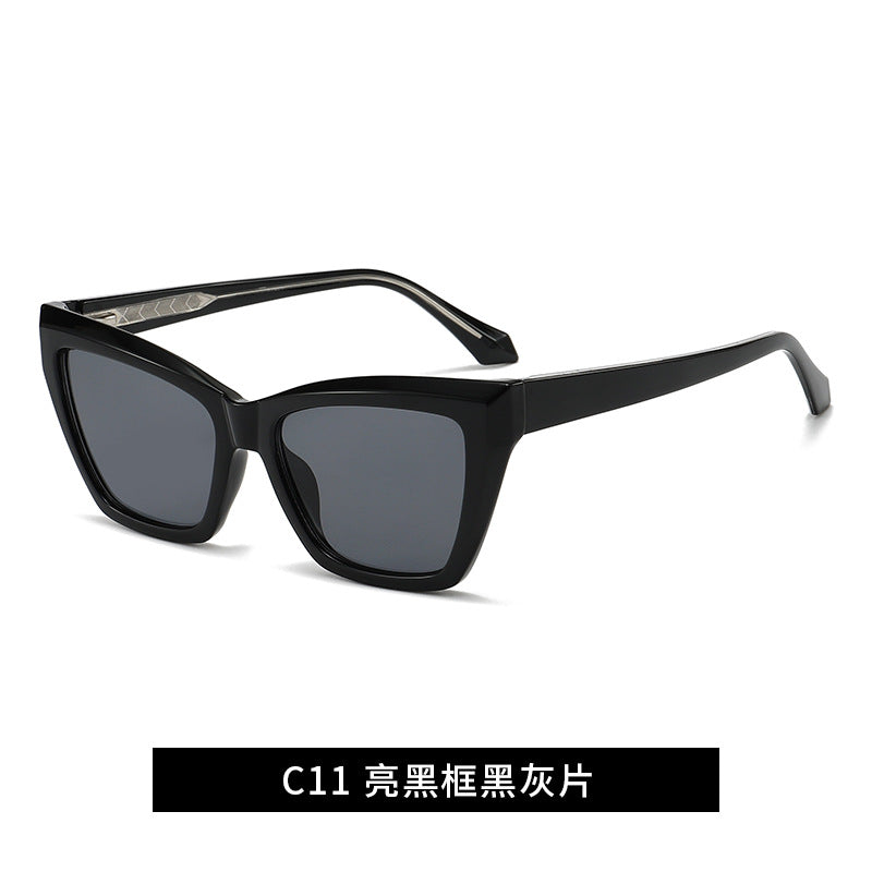 Damen trendige Oversized-Sonnenbrille Brehn