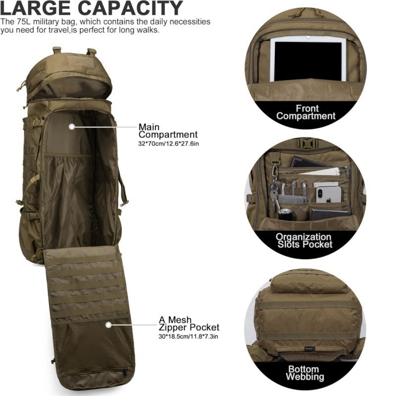 Taktischer Mehrfachfächer Rucksack Brehn