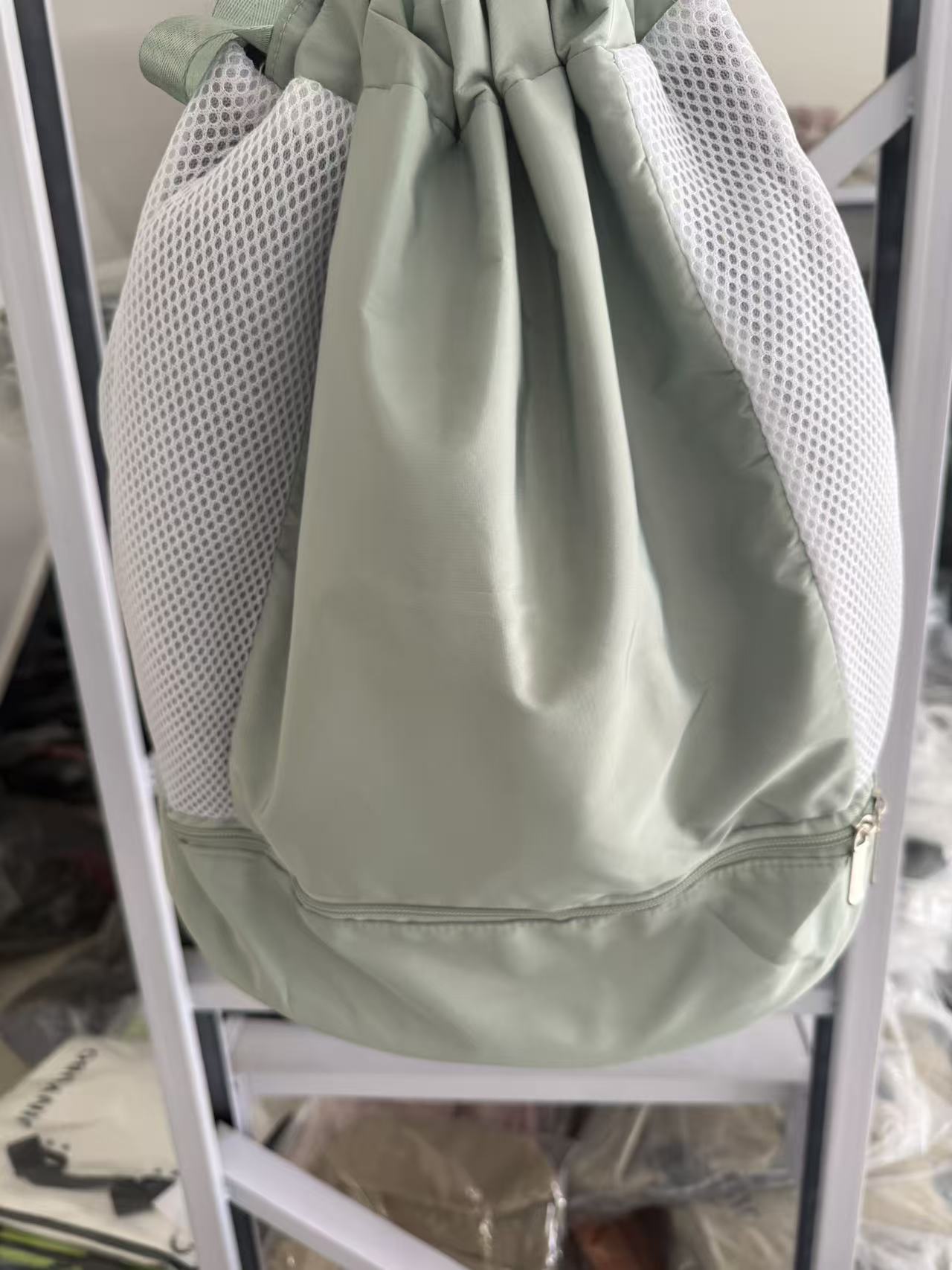 Leichter Mesh Zugbeutel Rucksack Brehn