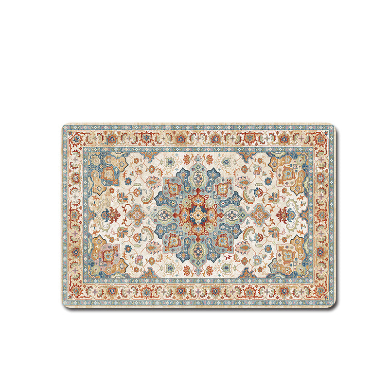 Elegante Blumenmuster-Badematte Brehn