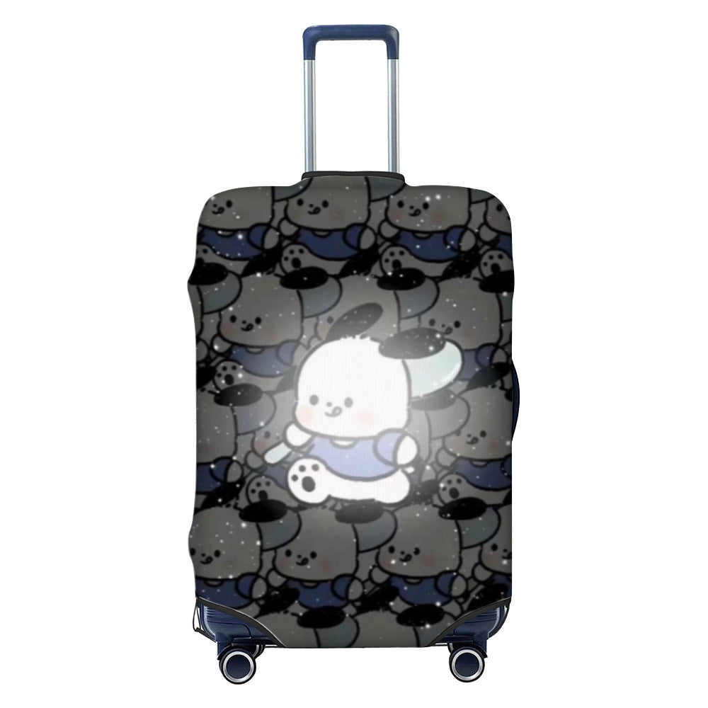 Unisex nan hartschalen Kabinentrolley mit vintage Reiseillustration, 360°-Drehrollen und Teleskopgriff Brehn