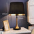 Dekorative Gold Akzent Tischlampe
