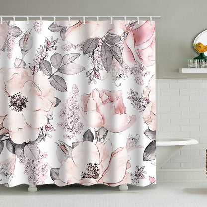 Florales Druck Duschvorhang Brehn