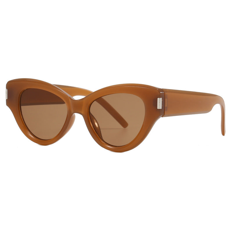 Damen Cat-Eye Sonnenbrille mit modernem, auffälligem Design Brehn