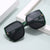 Damen quadratische Sonnenbrille mit hochwertigem Gestell und UV-Schutz Brehn