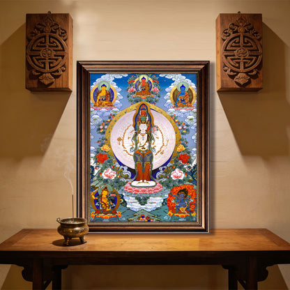 Aufwändige religiöse Leinwandkunst