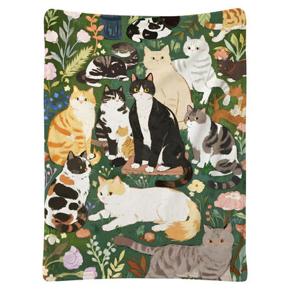 Kat-Themen Kuschelfleecewurfdecke