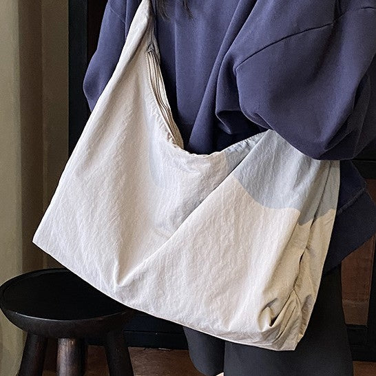 Weicher Stoff Lässiger Schultertasche