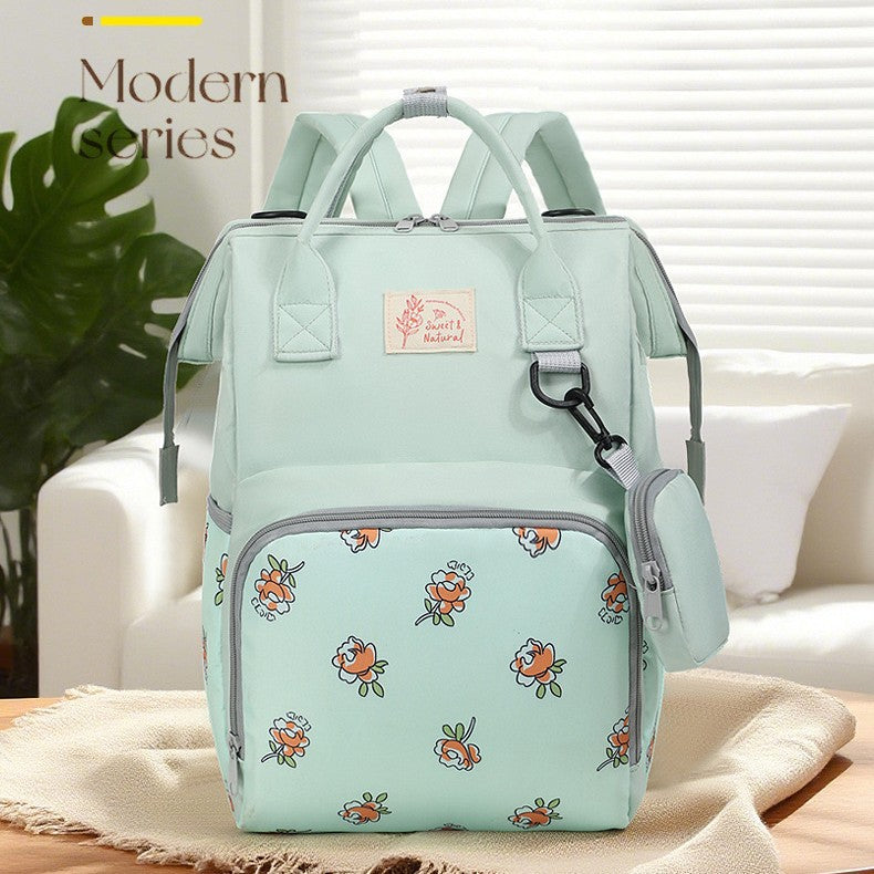 Stilvoller Rucksack mit floralem Muster Brehn