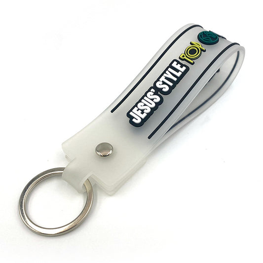 Unisex Silikon Schlüsselanhänger Halter Gepäckanhänger Brehn