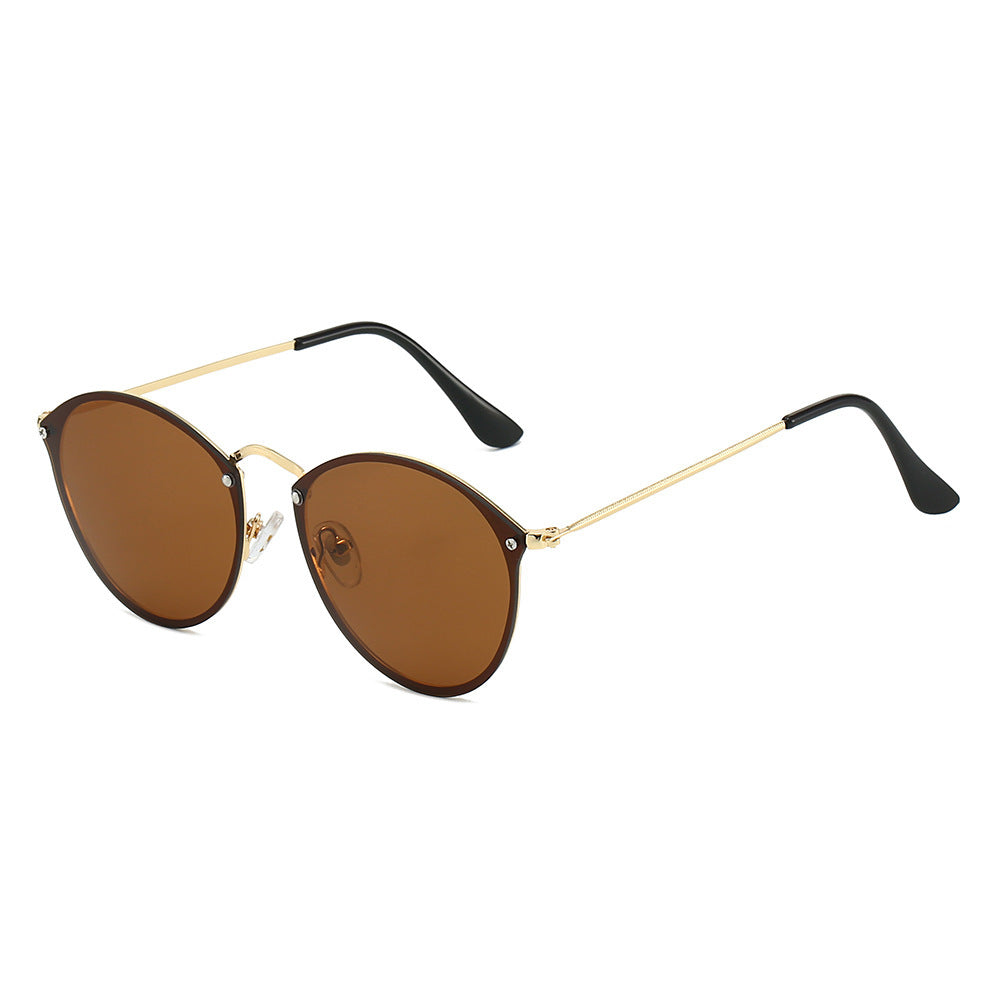 Trendige Runde Sonnenbrille Im Eleganten Design Brehn