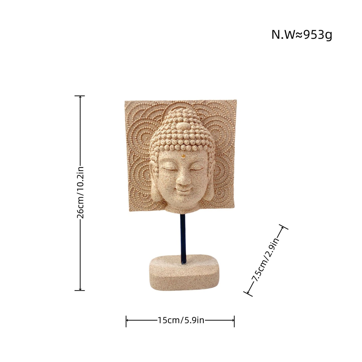 Dekorative Buddha Statue Brehn