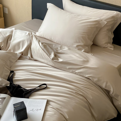 Premium Satin-Bettwäsche-Set mit seidig-glattem Finish und pflegeleichtem Material