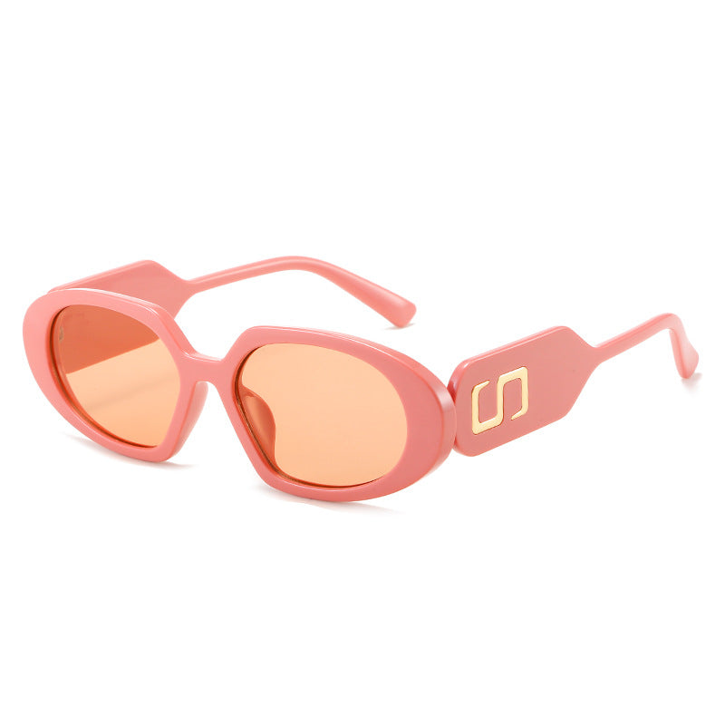 Damen modische Sonnenbrille mit einzigartigem Design und stylischem Logo Brehn
