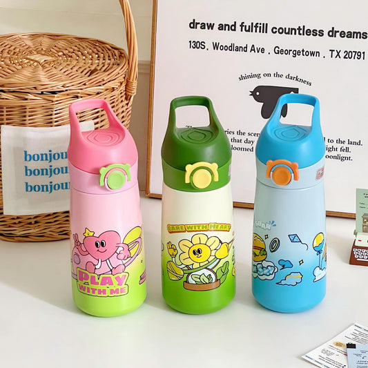 Damen Kinder Trinkflasche mit kinderfreundlichem Design Brehn