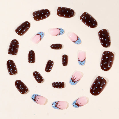 Künstlerisches Gel-Nagelkunst-Design Brehn