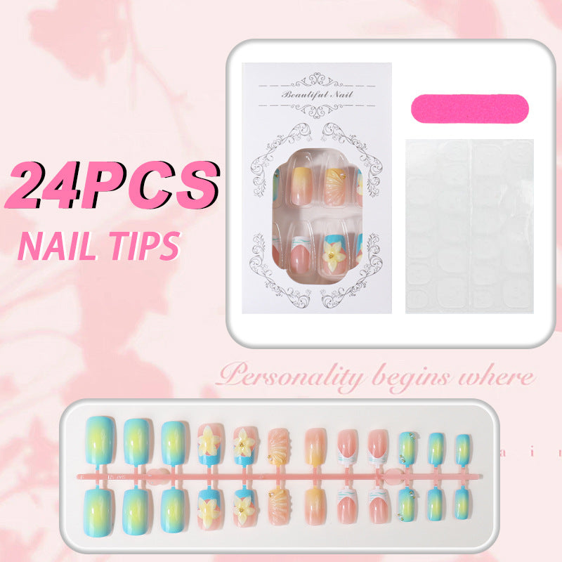 Künstlerische Press-On-Nagelspitzen Brehn