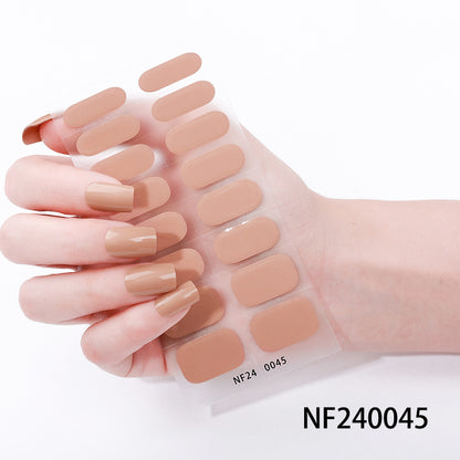 Glänzende Finish Gel-Nagel-Wickel