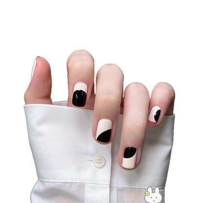 Abstract Geometrisches Press-On Nagelkunst Set